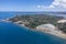 Aerial view of Sakatia island, near to Nosy be island,Madagaskar