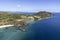 Aerial view of Sakatia island, near to Nosy be island,Madagaskar