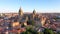 Aerial view of Salamanca Cathedral, Spain