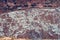 Aerial view on the salt mines in Maras valley near the Cusco