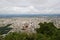 Aerial view of Salta with cable cars