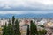 Aerial view of Salta City and San Francisco Church - Salta, Argentina