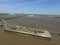 aerial view of Saltend Jetty, Saltend Chemicals Park, Hull.