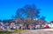 aerial view of samuel fortress in ohrid from the Church St. Bogorodica Perivlepta...IMAGE