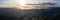 Aerial View of San Francisco Bay Area at Dusk