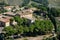Aerial view of San Gimignano city in Tuscany, Italy.