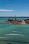 Aerial View of San Giorgio Maggiore Isle in Venice, Italy