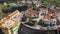 Aerial view of the San Juan de la Rambla town in Tenerife, Canary islands, Spain