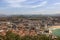 Aerial view of San Sebastian, Spain