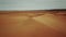 Aerial view on sand dunes in desert