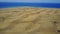 Aerial View of Sand Dunes in Gran Canaria, Spain