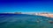 Aerial View of Sandy Beach, Puerto Penasco, Sonora, MX With The Tide In