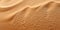 Aerial view of sandy desert, dune pattern for texture background, generative AI