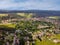 Aerial view of Sankt Andreasberg in the Harz mountains, Lower Saxony, Germany.