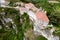Aerial view of Santa Casilda shrine, La Bureba, Burgos province, Castile-Leon.