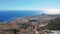 Aerial view. Santa Cruz de Tenerife. Panoramic view at city of Santa Cruz de Tenerife.