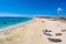 Aerial view of Santa Maria beach in Sal Cape Verde - Cabo Verde