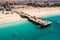 Aerial view of Santa Maria beach in Sal Island Cape Verde - Cabo Verde
