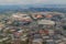 Aerial view of Sao Paulo suburbs, Braz