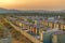 Aerial view scene of outskirt condominium houses at Guayaquil, E