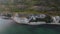 Aerial view of the scenic Cliffs on a sea coast.