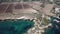 Aerial view of scenic coastline of Plemmirio in Sicily
