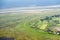 Aerial view from the Schleswig-Holstein Wadden Sea National Park