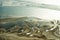 Aerial view from the Schleswig-Holstein Wadden Sea National Park