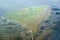 Aerial view from the Schleswig-Holstein Wadden Sea National Park