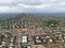 Aerial view of Scottsdale desert city in Arizona east of state capital Phoenix.