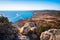 Aerial view on the sea and coastline. Cyprus