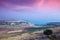 Aerial view of  the Sea of Galilee and Tiberias city