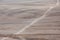 Aerial view of sea of sand inside Bromo Tengger Caldera