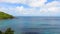 Aerial view of seagulls over the Indian Ocean, Anse Takamaka Bay, Seychelles