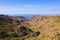 Aerial view of Serra Malagueta natural parc in Santiago island in Cape Verde - Cabo Verde