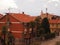 Aerial view of Settimo Torinese at sunset