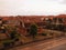 Aerial view of Settimo Torinese at sunset