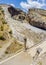 Aerial view of the Severan Bridge, Cendere Koprusu is a late Roman bridge, close to Nemrut Dagi and Adiyaman, Turkey