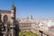 Aerial view of Seville in Spain