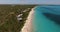 Aerial view of a Shannas Cove on Cat Island, Bahamas