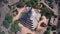 Aerial view on Shwesandaw Pagoda in Bagan