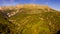 Aerial view of Sibillini mountains in Autumn