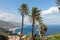 Aerial view Sicilian coast near Taormina at Sicily, Italy