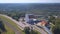 Aerial view of the Sigulda / Latvia bobsleigh