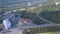 Aerial view of the Sigulda / Latvia bobsleigh