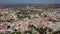 Aerial view of Silves with moorish castle, Algarve, Portugal