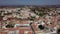 Aerial view of Silves with moorish castle, Algarve, Portugal