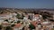 Aerial view of Silves with moorish castle, Algarve, Portugal