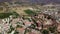 Aerial view of Silves with moorish castle, Algarve, Portugal