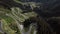 Aerial view of Silvretta-Bielerhohe Road, Austria.